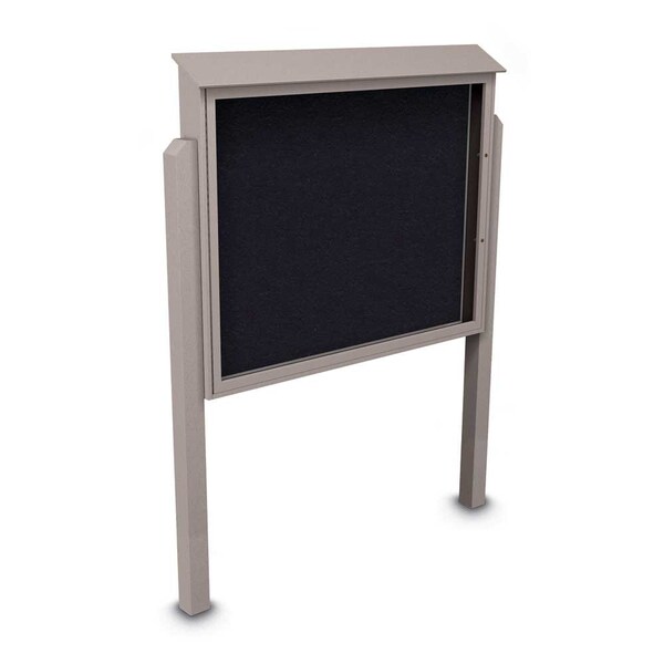 Sliding Door Indoor Enclosed Corkboard, 4